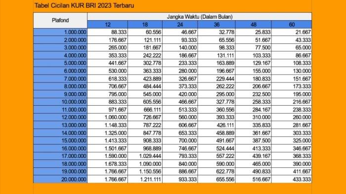 Pinjaman kur bri online